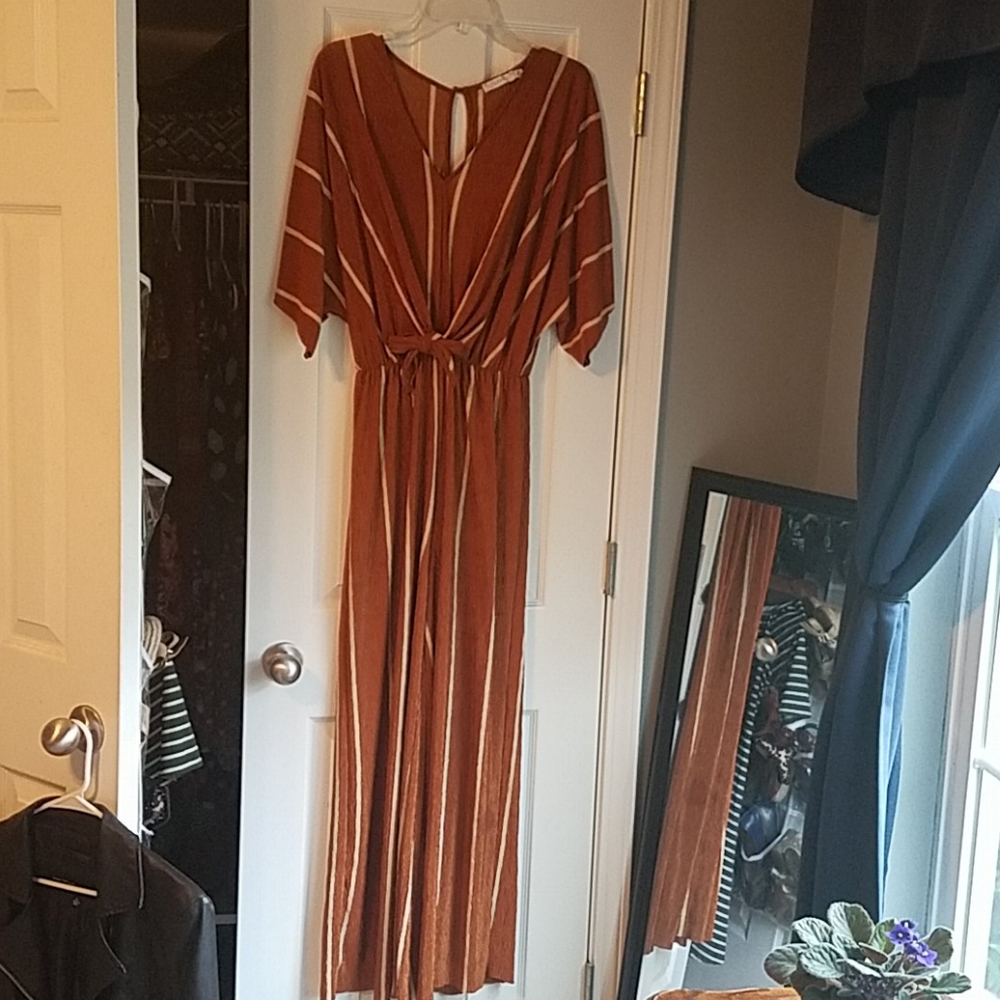 Weightless cuture one-piece in rust